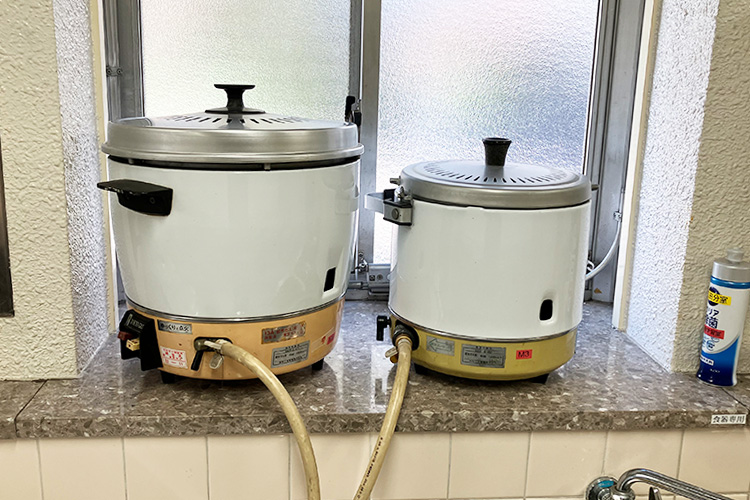 調理室 ガス炊飯器 三田分室 目黒区 田道住区センター 調理室 ガス炊飯器 三田分室 目黒区 田道住区センター